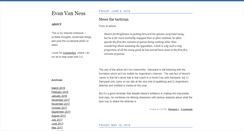 Desktop Screenshot of evanvanness.com